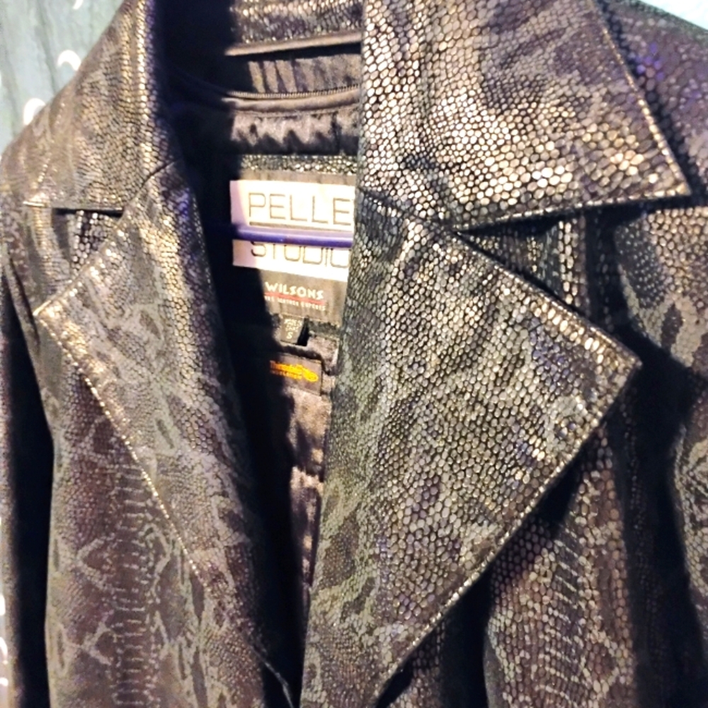 Pelle Studio Black Textured Jacket